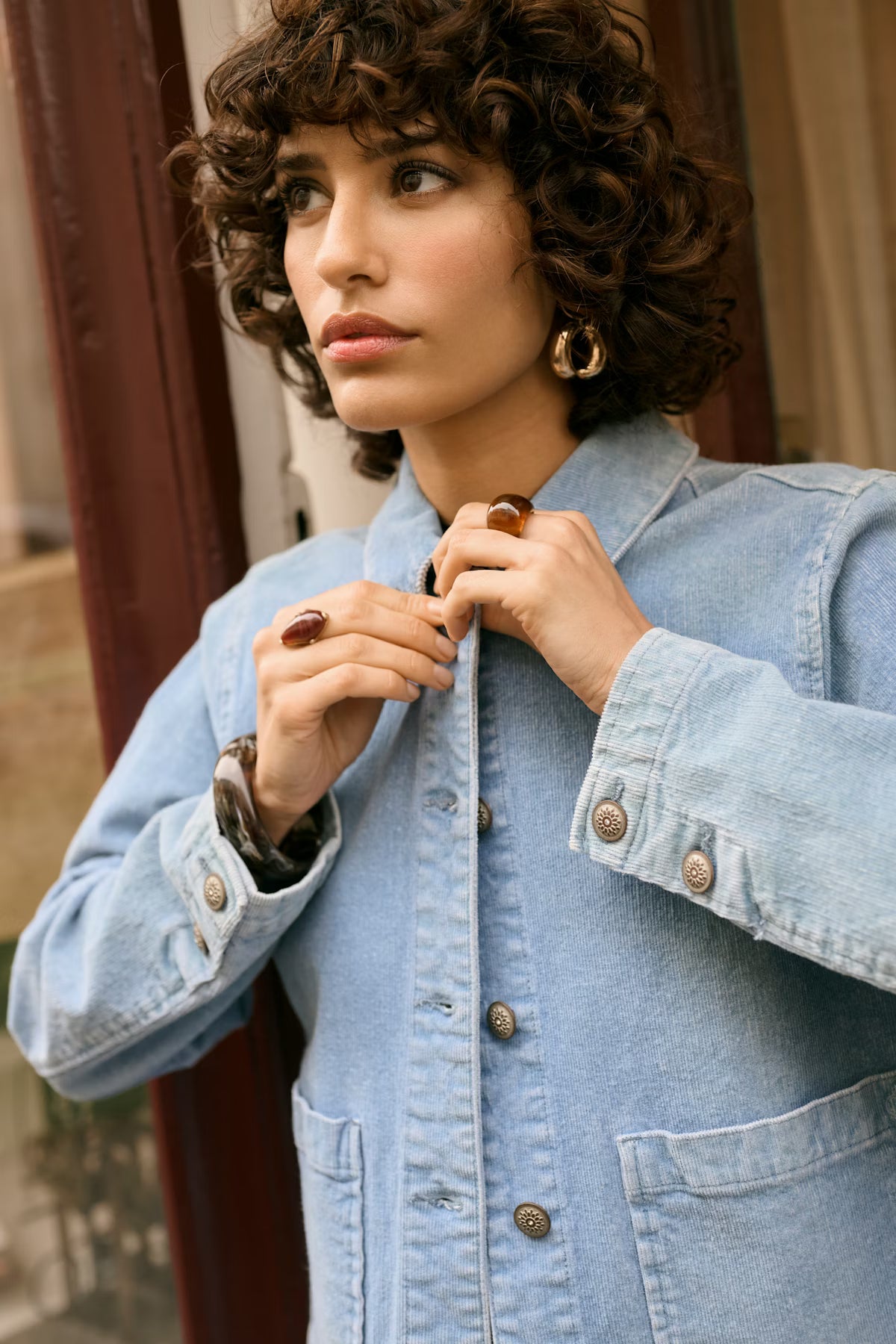 Cream Raphael Corduroy Jacket