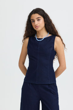 Ichi Kate Denim Top