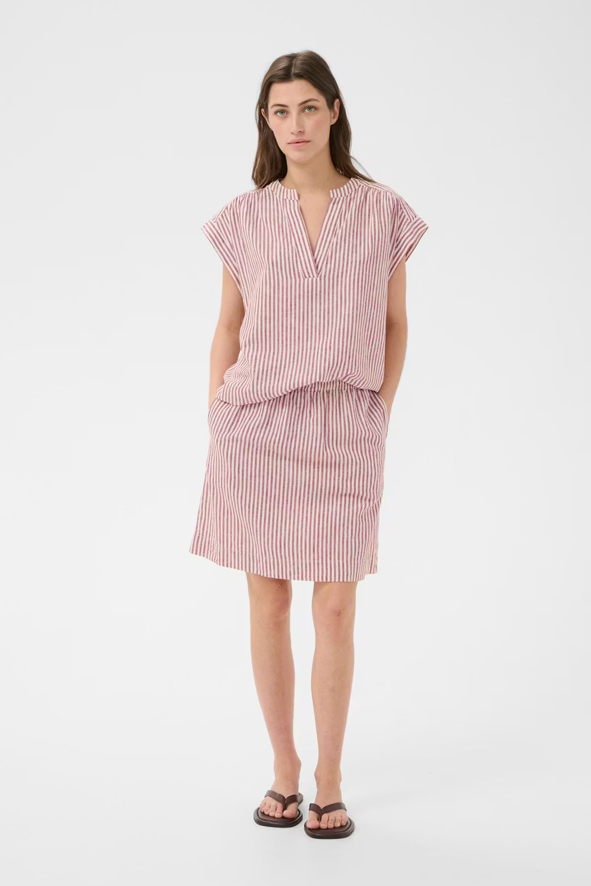 Part Two Bettina Linen Blend Blouse