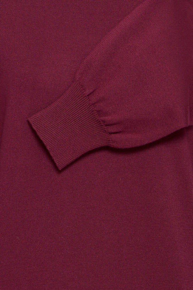 Ichi Luls Boat Neck Long Sleeve Sweater