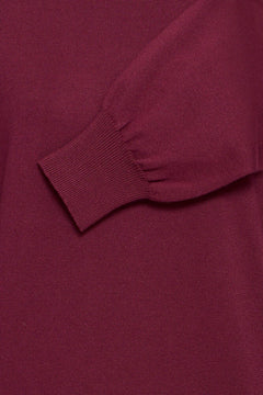 Ichi Luls Boat Neck Long Sleeve Sweater