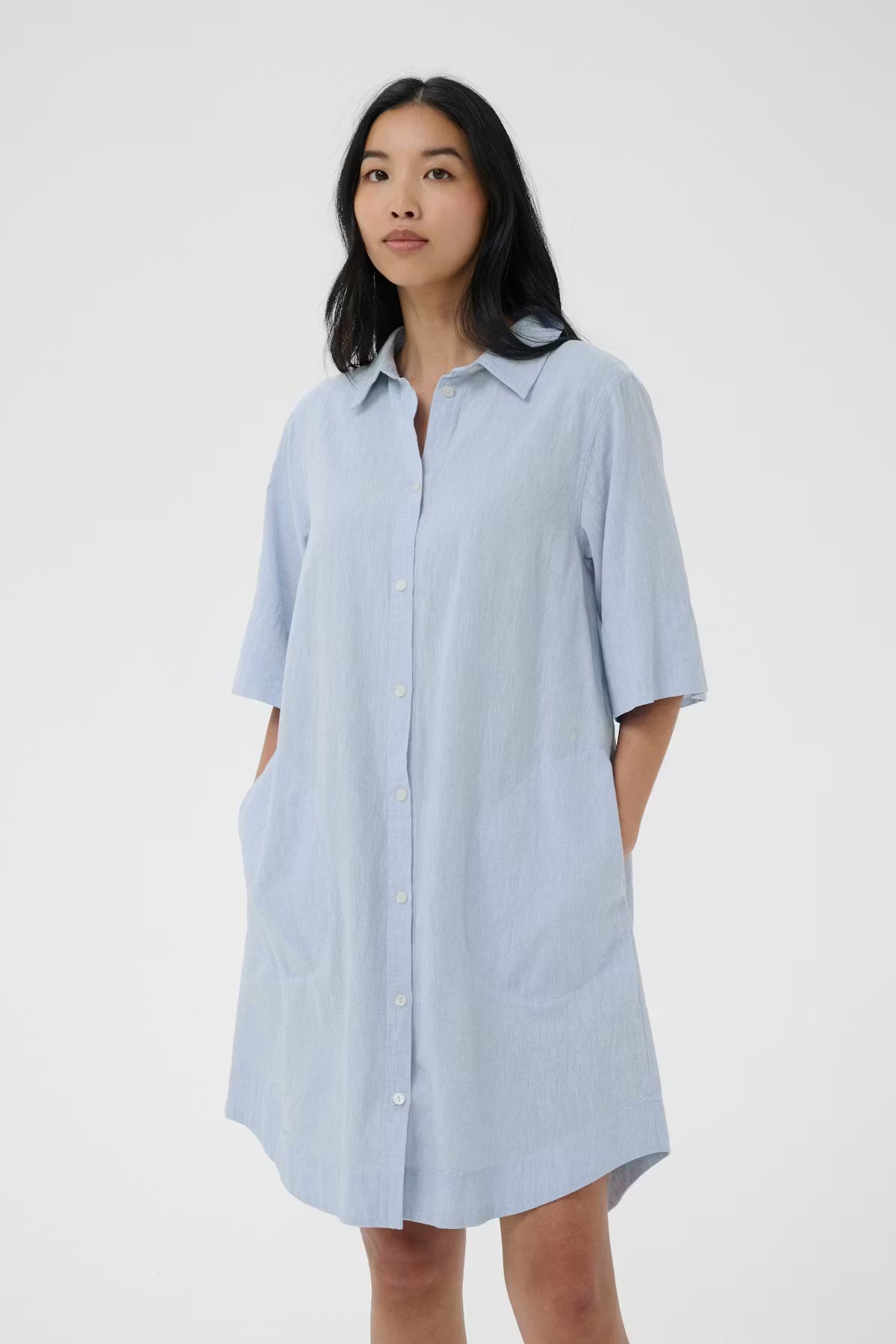 Part Two Berrit Linen Blend Dress