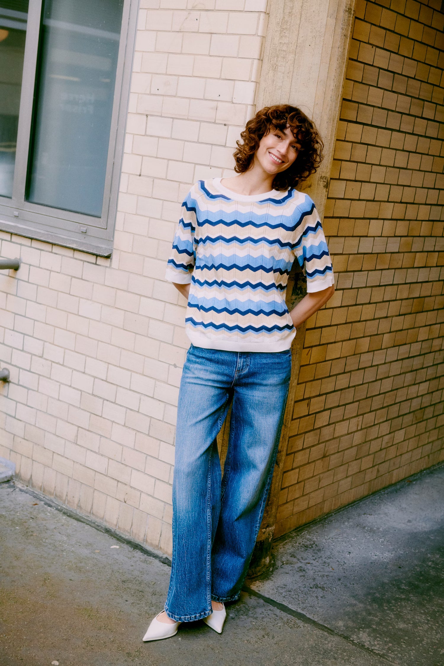 B. Young Mmorla Pointelle T-Shirt