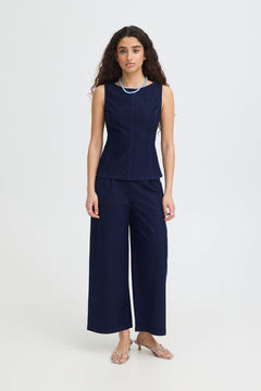 Ichi Kate Denim Top