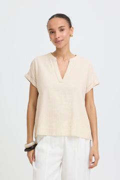 B.Young Falakka V-Neck Blouse