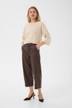 Cream Mela 3/4 Sleeve Pullover