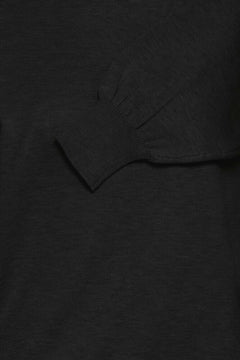 Ichi Luls Boat Neck Long Sleeve Sweater
