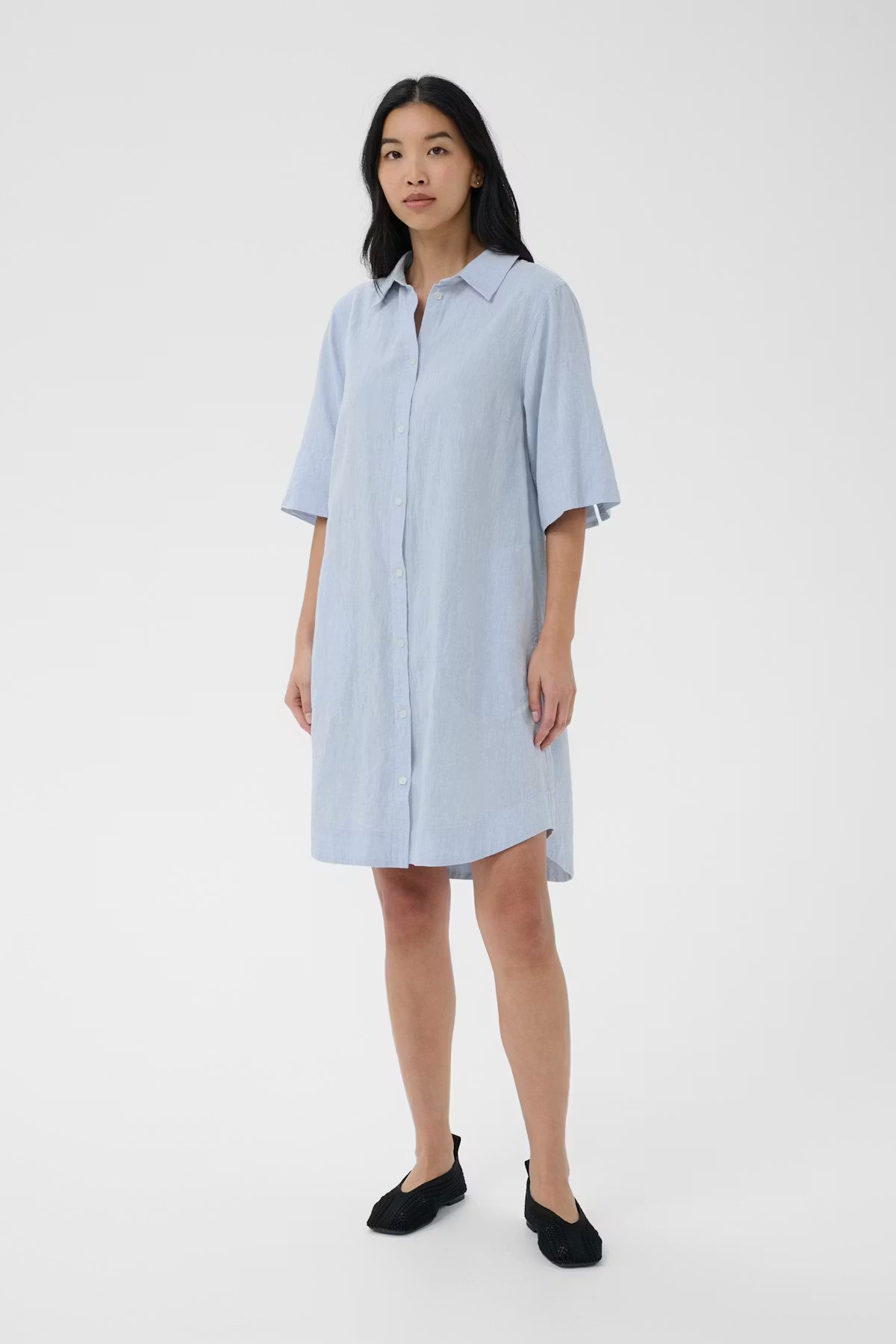 Part Two Berrit Linen Blend Dress