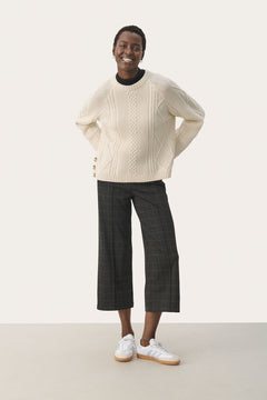 Part Two Ilisan Pants (Grey Check)