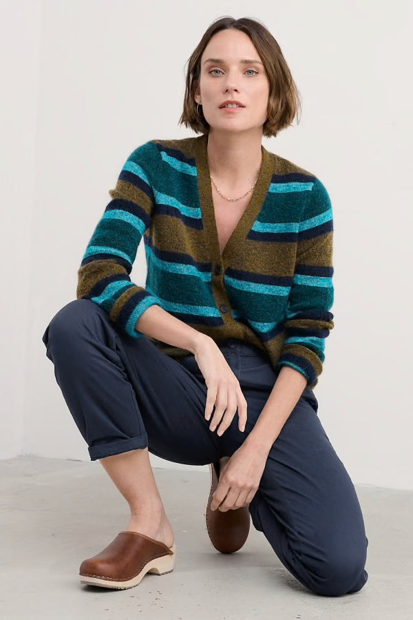 Seasalt Etching Cardigan