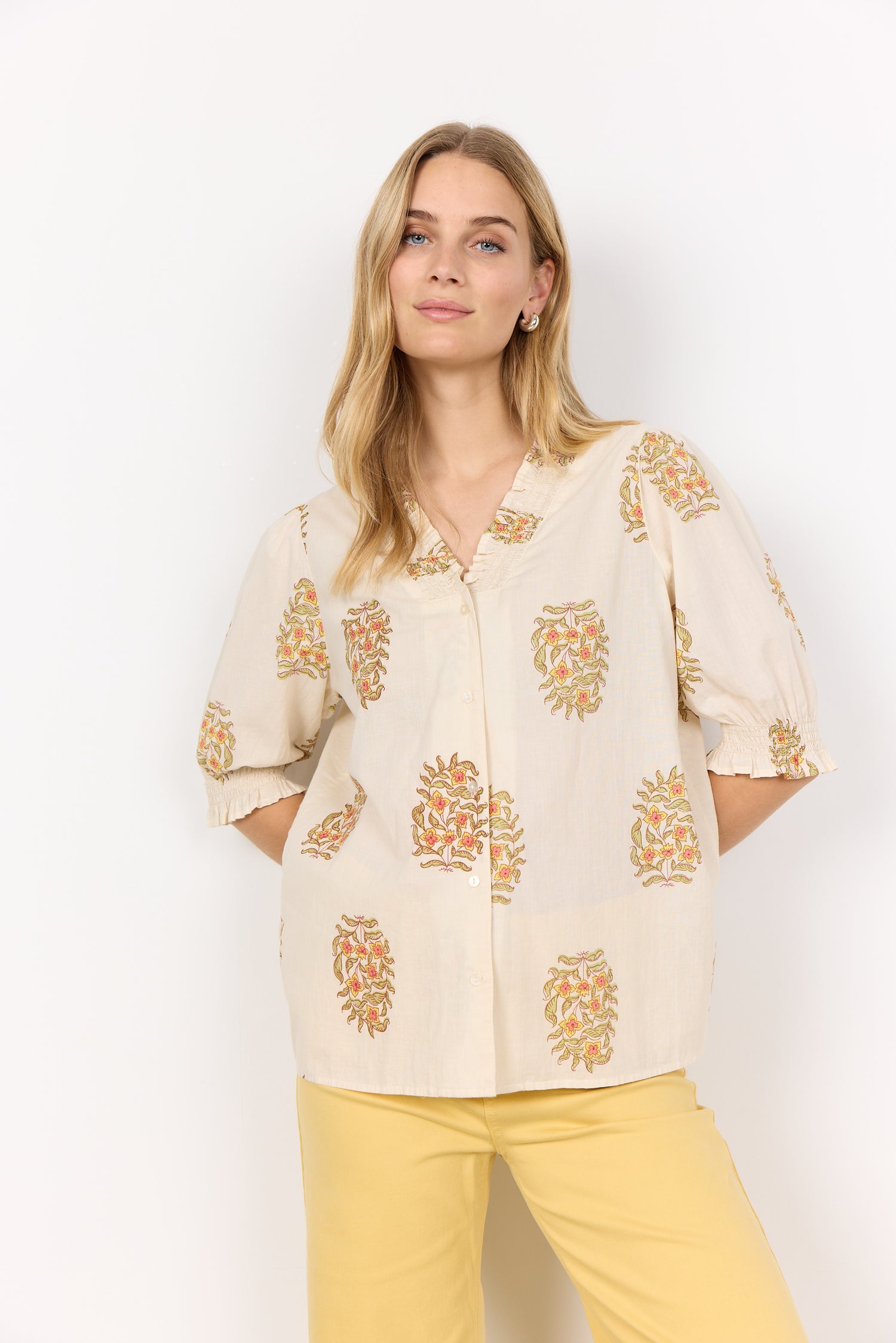 Soya Concept Pompeia Cotton Voile Blouse