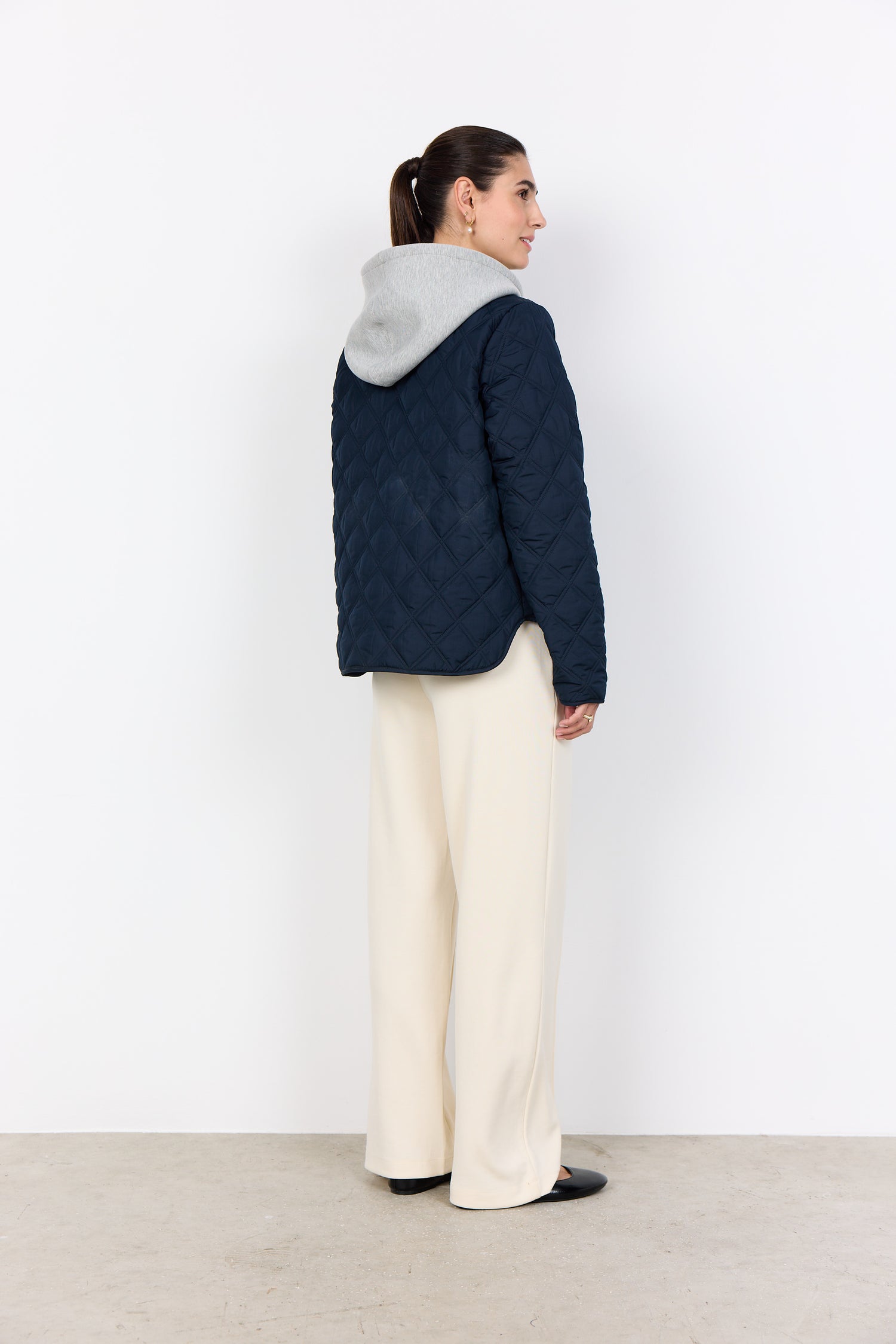 Soya Concept Fenya Quilted Hoodie