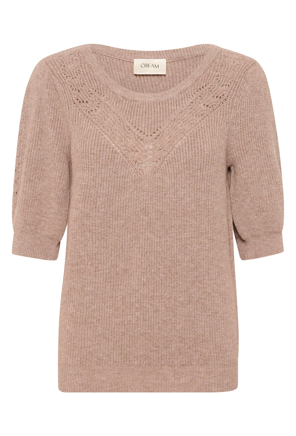 Cream Dela Knit Pullover