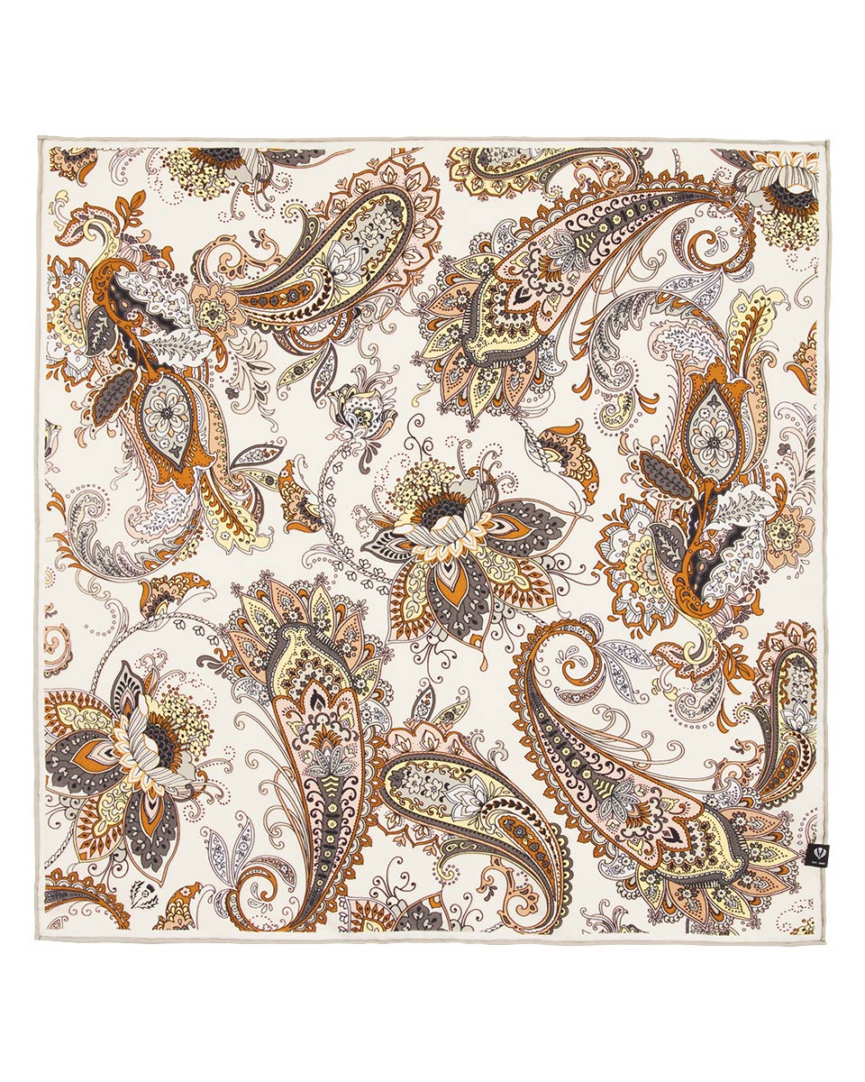 V. Frass Pretty Paisley Silk Neckie