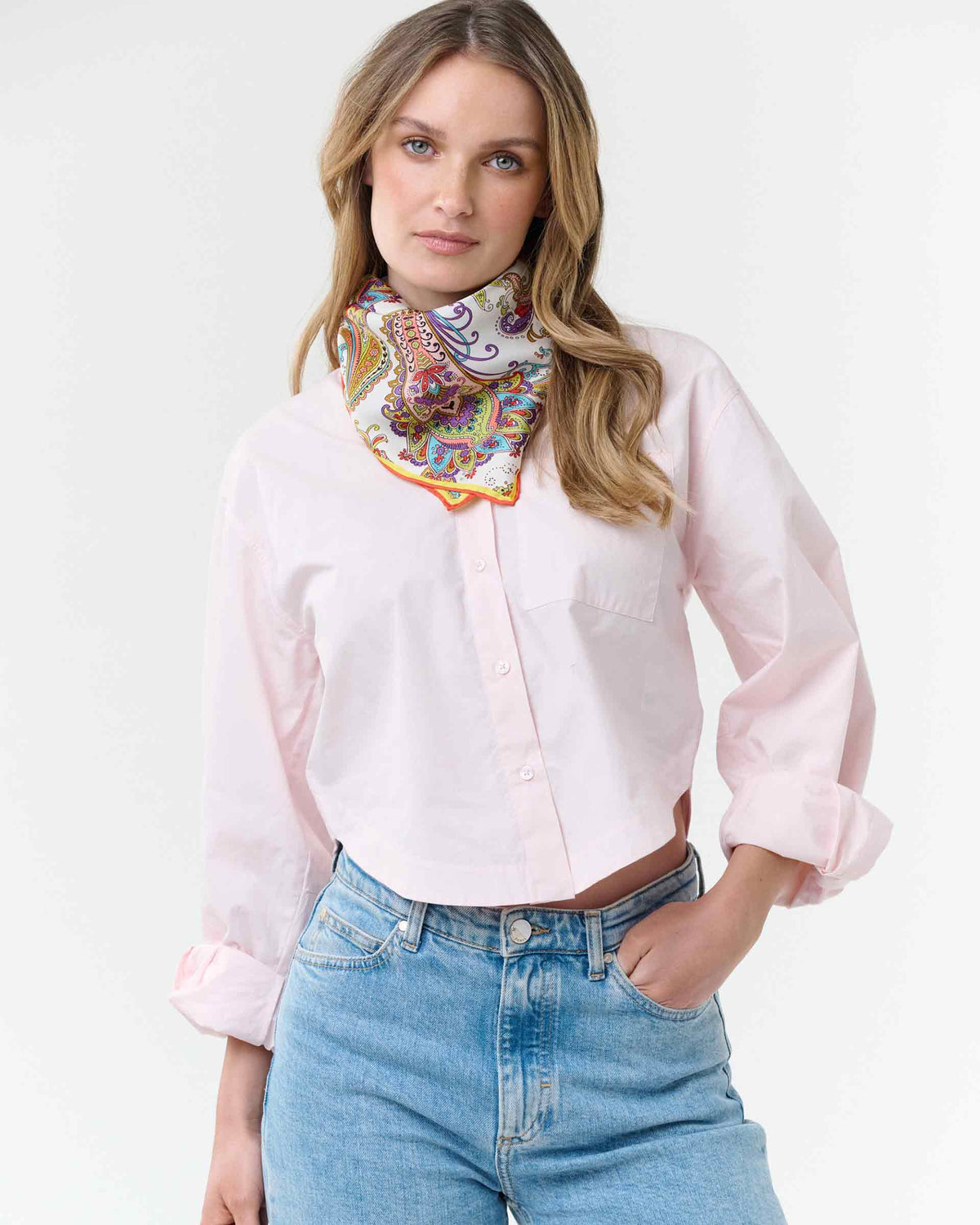 V. Frass Pretty Paisley Silk Neckie