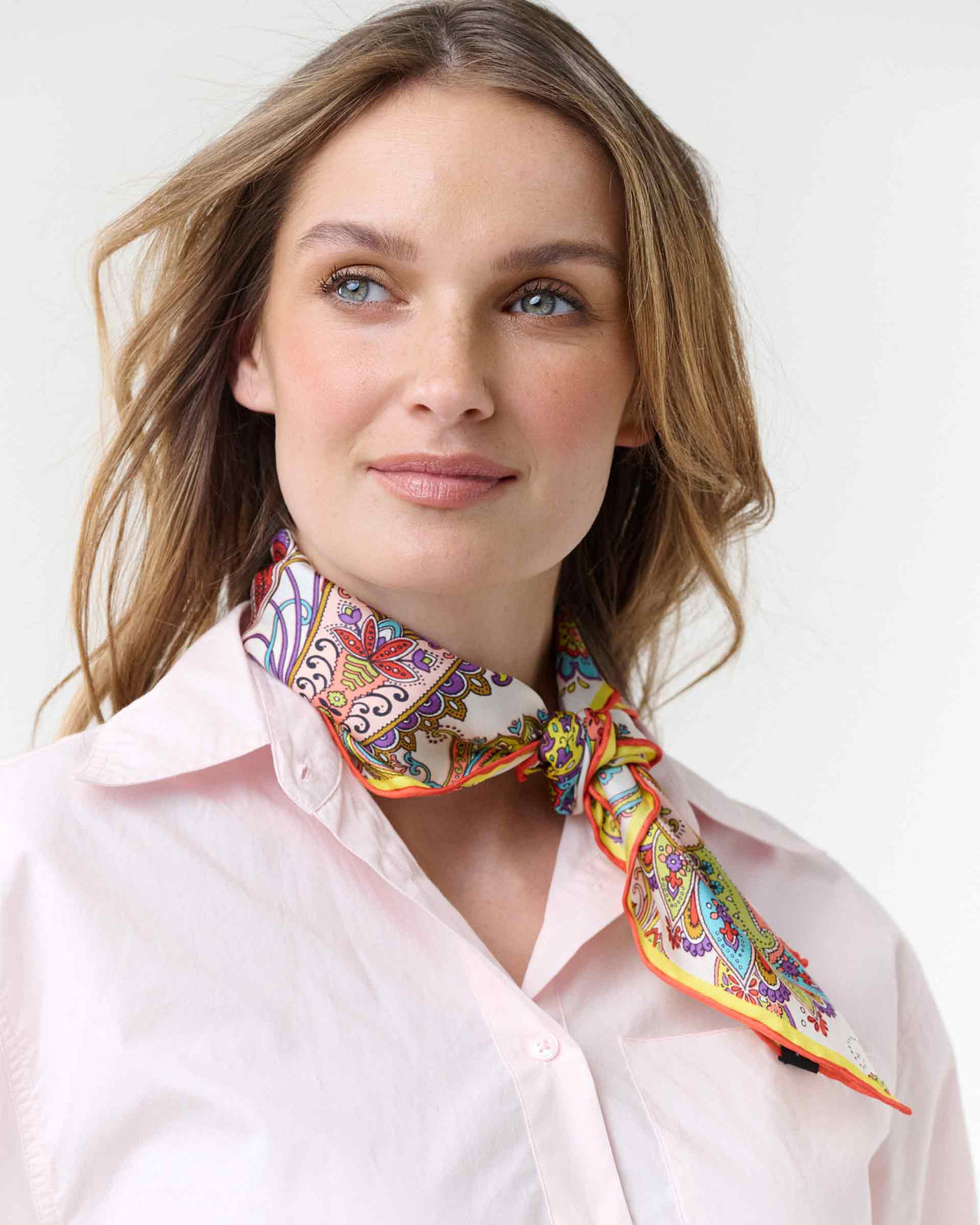 V. Frass Pretty Paisley Silk Neckie