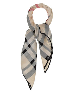 V. Frass Plaid Silk Neckie