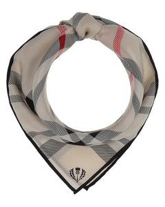 V. Frass Plaid Silk Neckie