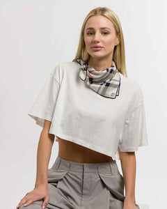 V. Frass Plaid Silk Neckie