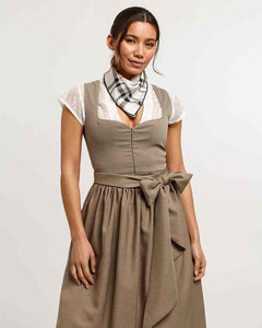 V. Frass Plaid Silk Neckie