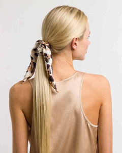 V. Frass Animal Print Silk Neckie