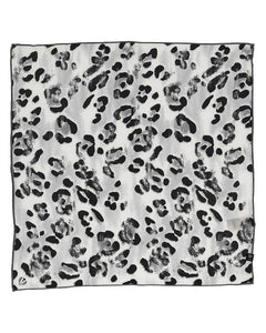 V. Frass Animal Print Silk Neckie