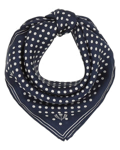 V. Frass Polka Dots Silk Neckie
