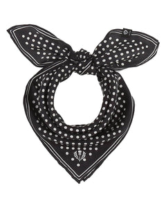 V. Frass Polka Dots Silk Neckie