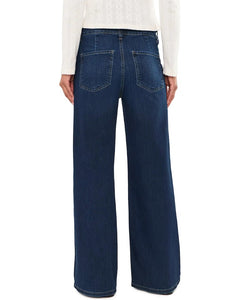 Kut From The Kloth Maya High Rise Wide Leg Scoop Pocket Jeans (Angelically Wash)
