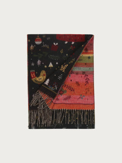 V. Frass Christmas Cashmink Scarf