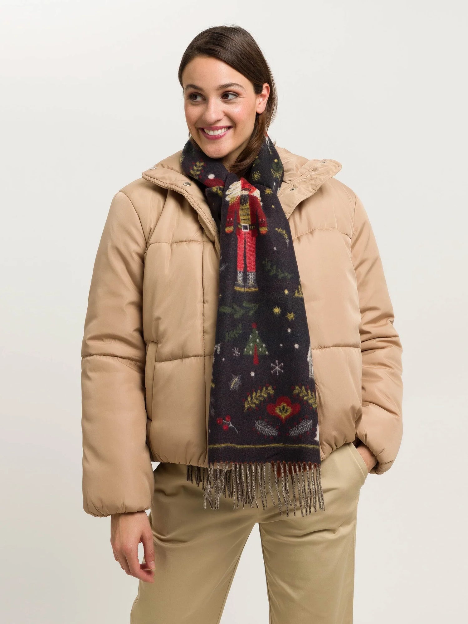 V. Frass Christmas Cashmink Scarf