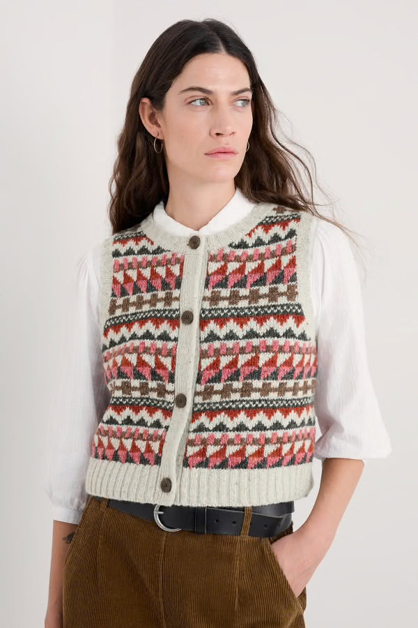 Seasalt Dawson Pick Fair Isle Vest