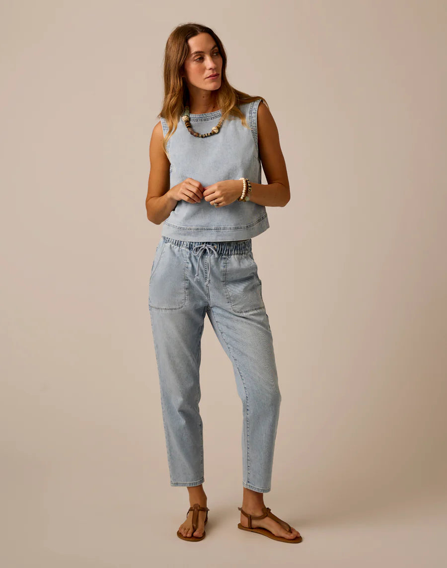 Carve Designs Zoe Lightweight Denim Pants