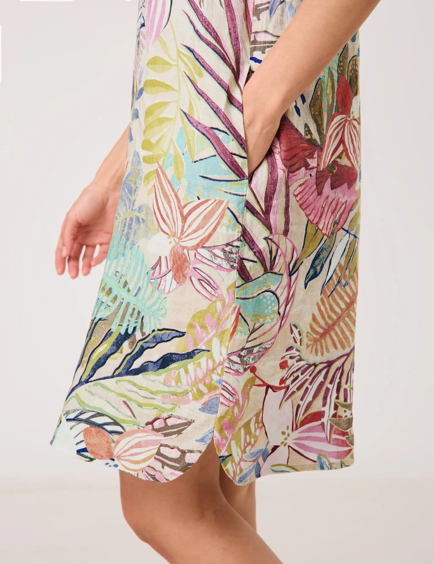 Gerry Weber Printed Linen Dress