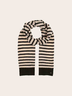 V. Frass Two Toned Striped Scarf