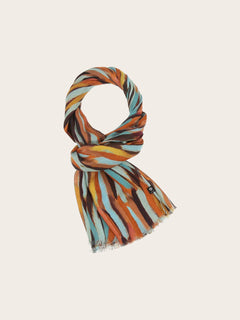 V. Frass Sustainability Edition Viscose Brushstroke Scarf