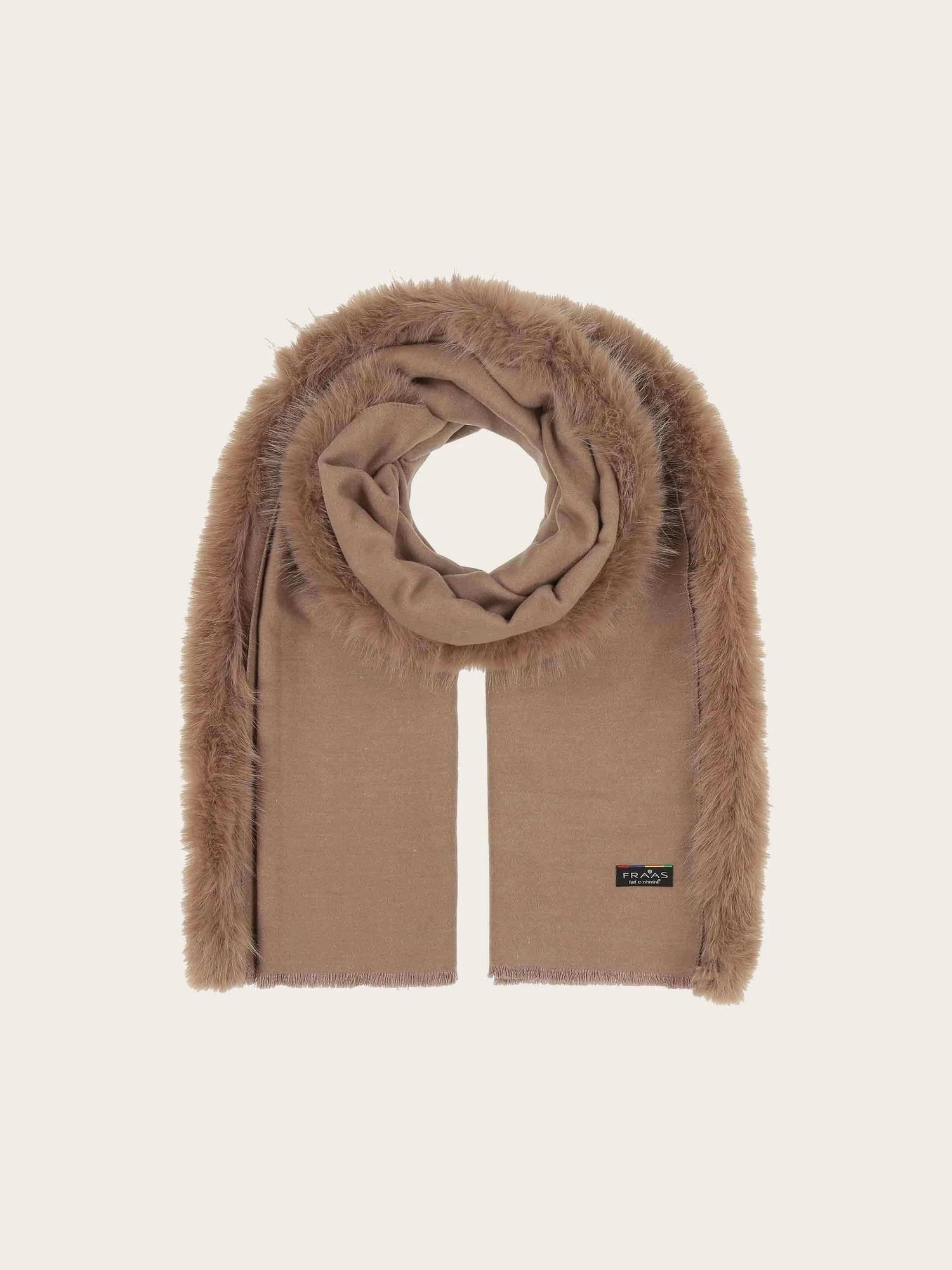 V. Frass Stretch Warp with Faux Fur Trim