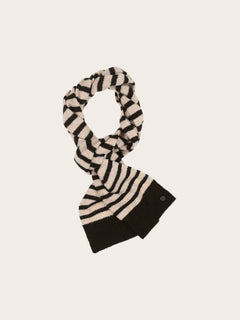 V. Frass Two Toned Striped Scarf