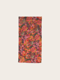 V. Frass Sustainability Edition Painted Floral Scarf