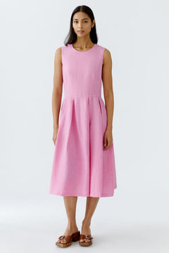 Oui Linen Midi Dress
