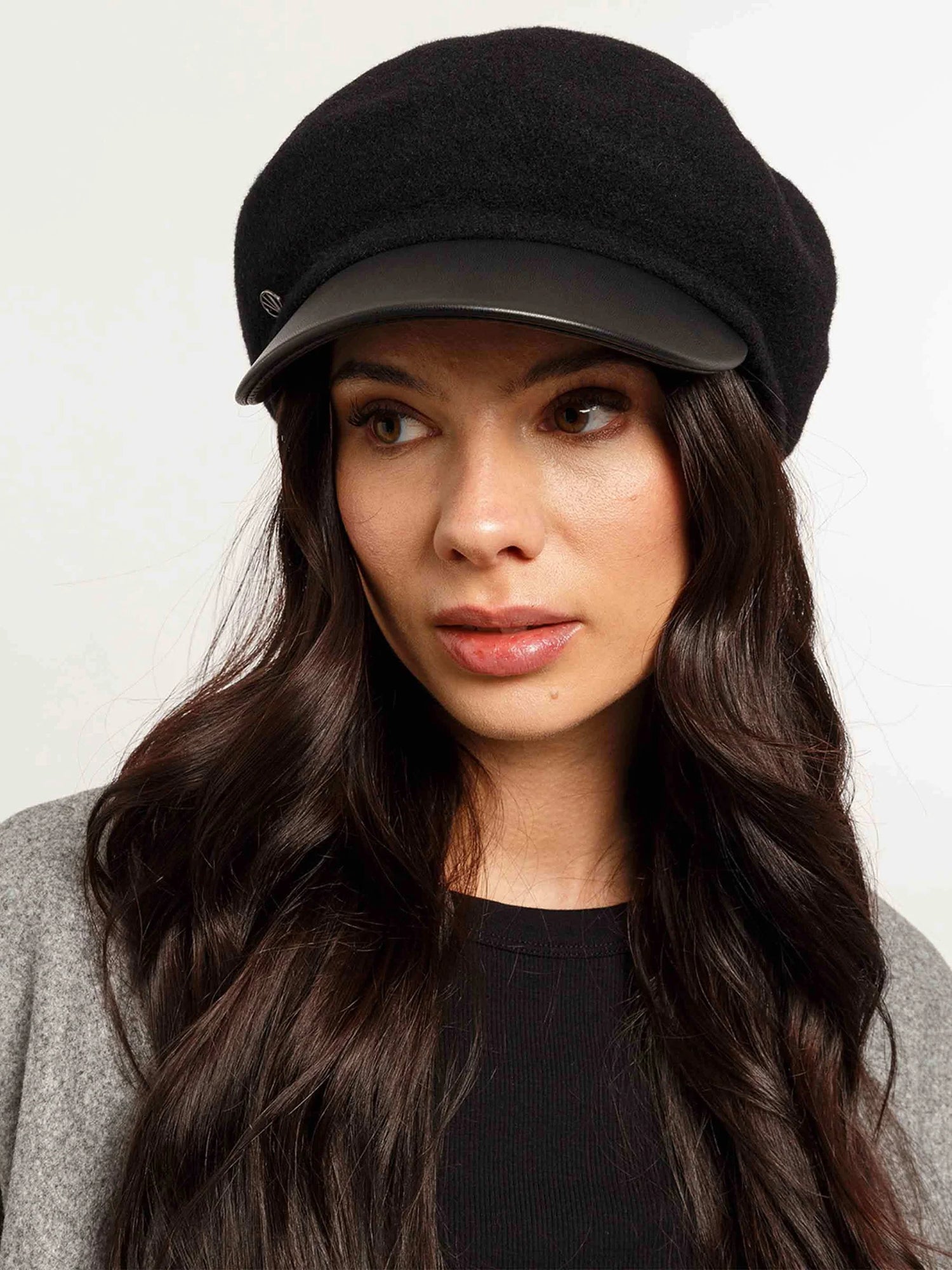 V. Frass Loevenich Wool Peaked Cap