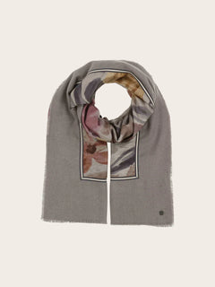 V. Frass Floral Patchwork Scarf