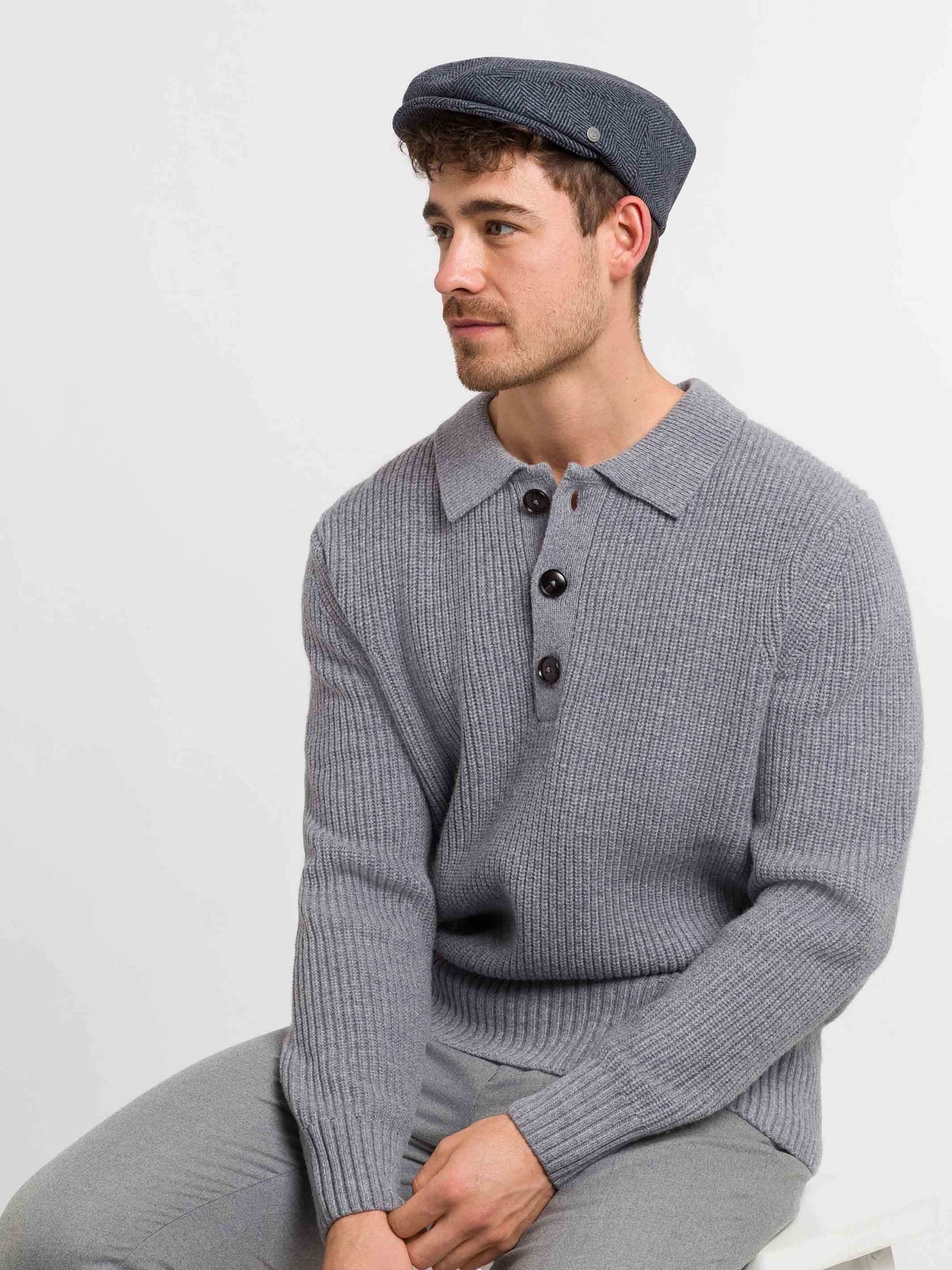 V. Frass Bugatti Herringbone Cap