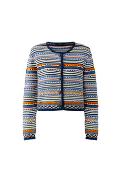 Oui Striped Cardigan Jacket