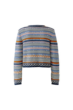 Oui Striped Cardigan Jacket