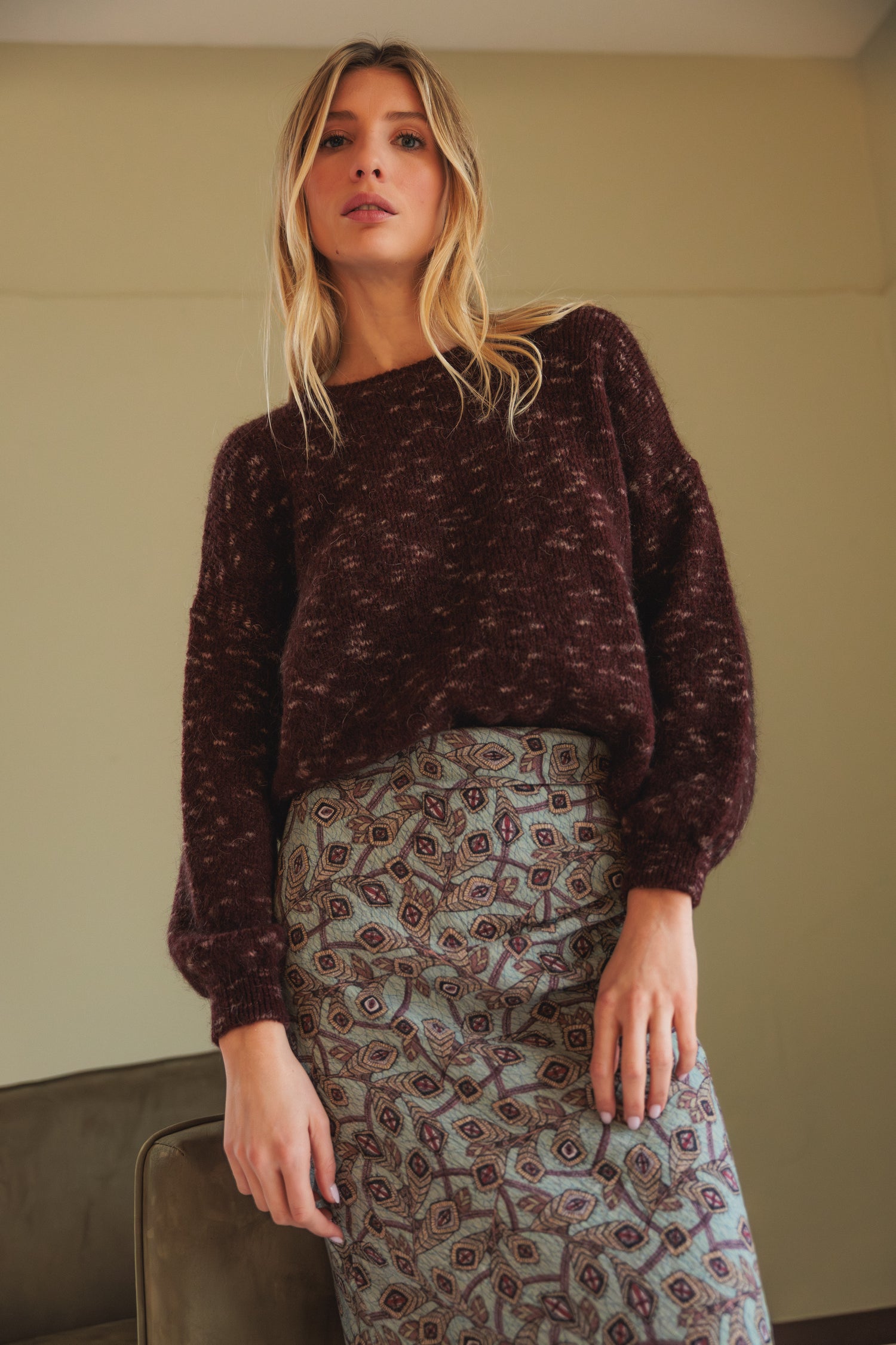 Indi & Cold Printed Skirt