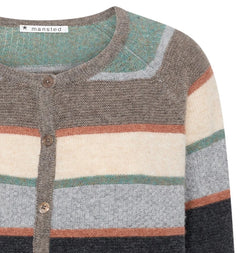 Mansted Amina Striped Wool Cardigan