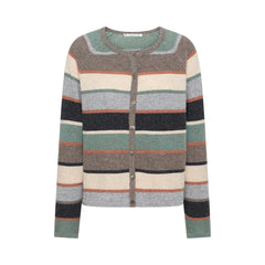 Mansted Amina Striped Wool Cardigan
