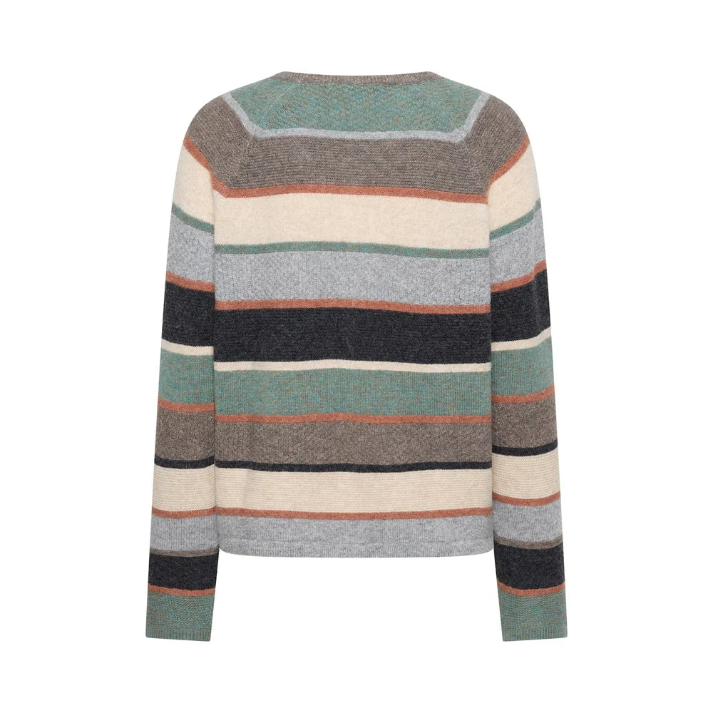 Mansted Amina Striped Wool Cardigan