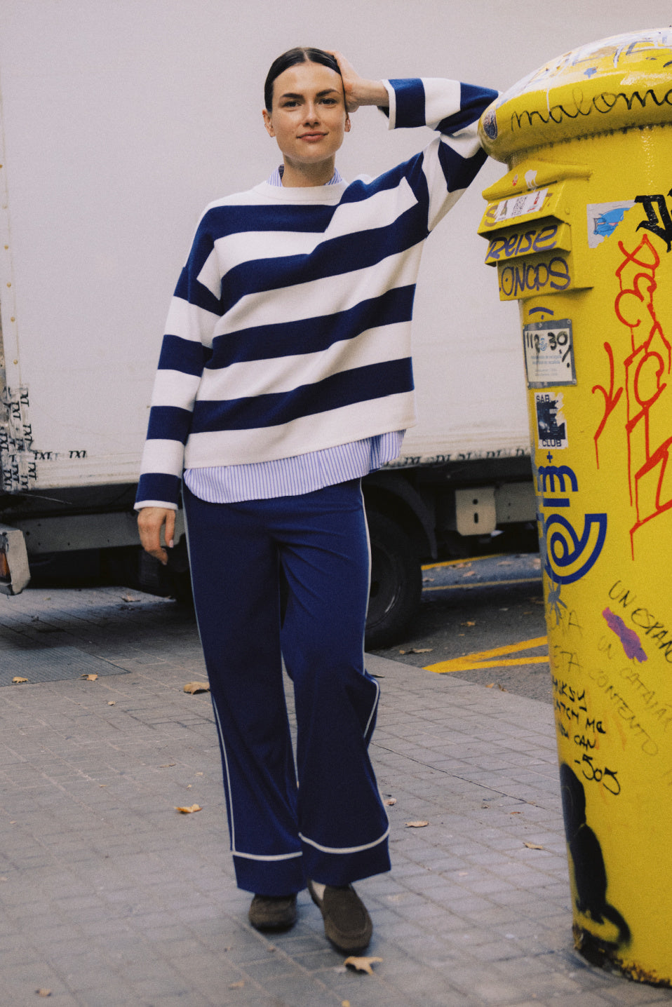 B.Young Danta Piping Pants